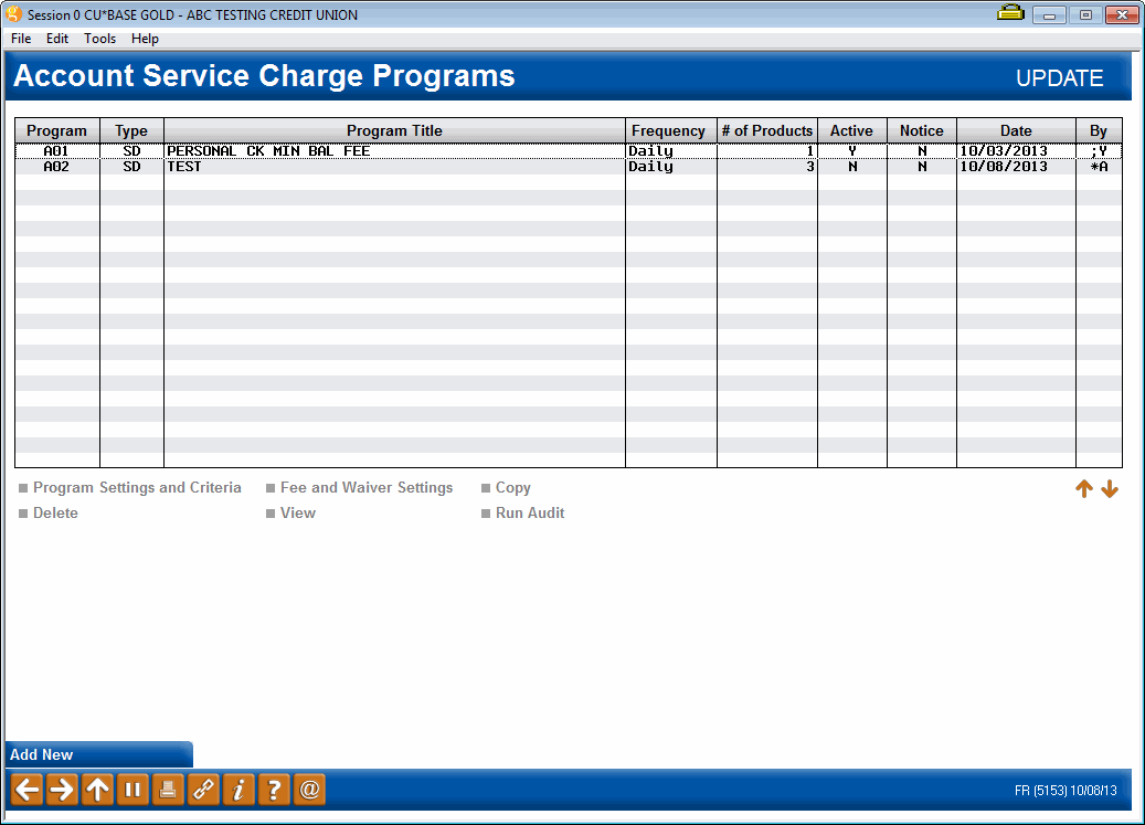 Account Service Charge Configuration (1)