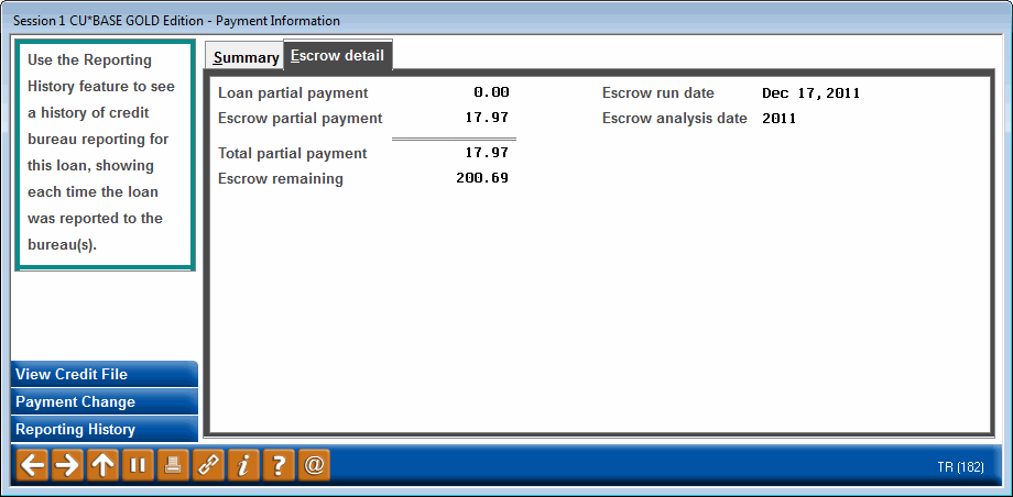 Escrow Partial Pay